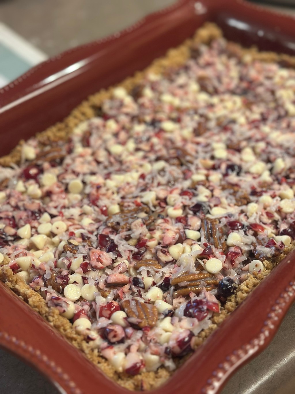 Coconut Cranberry Bars