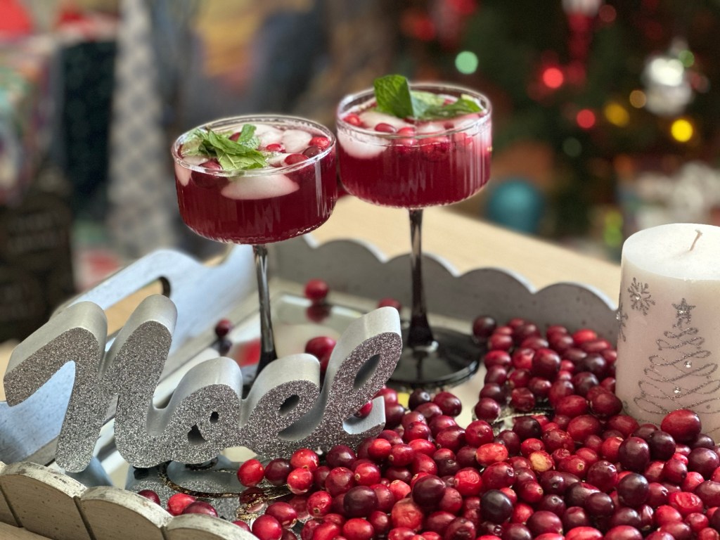 Sparkling Cranberry Mocktail